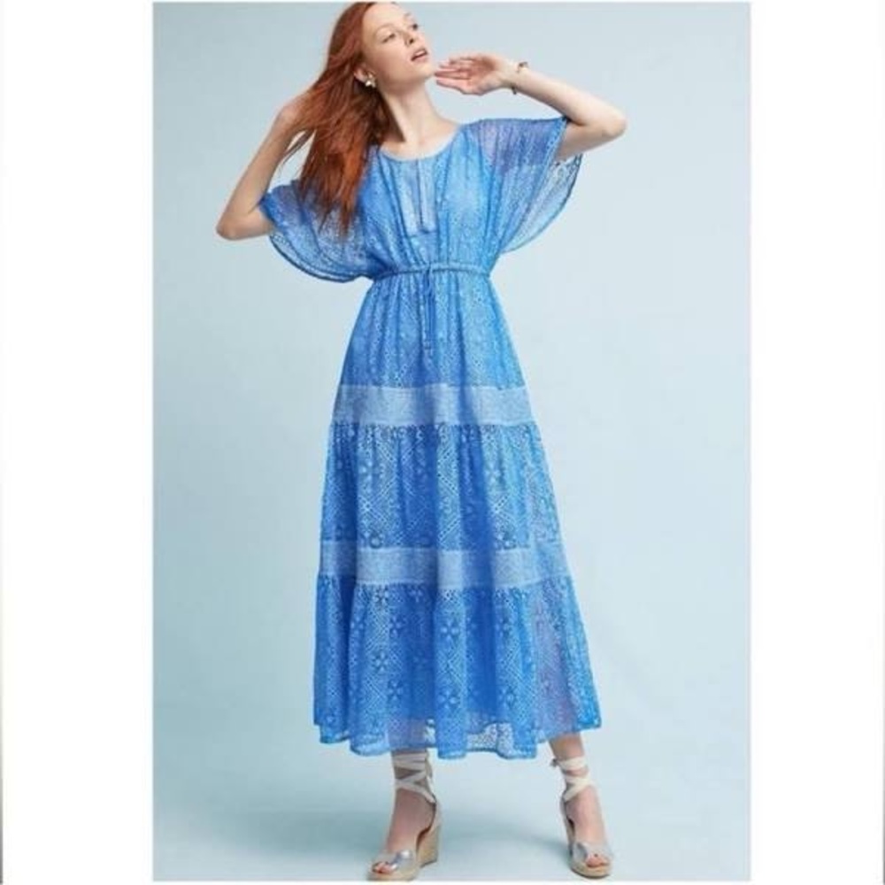 RARE Anthropologie Camira Maxi Dress by Queen & Pawn XS